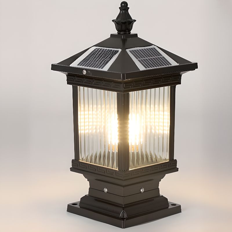 Ray Vintage Classic Lantern Solar Outdoor Light-Neutral Decor