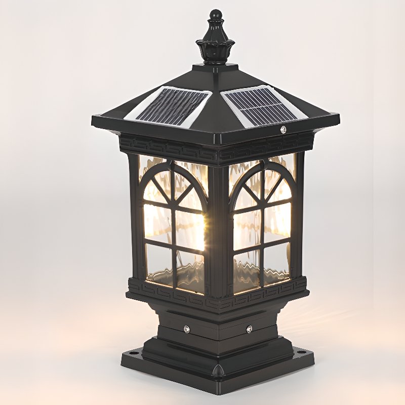 Ray Vintage Classic Lantern Solar Outdoor Light-Neutral Decor