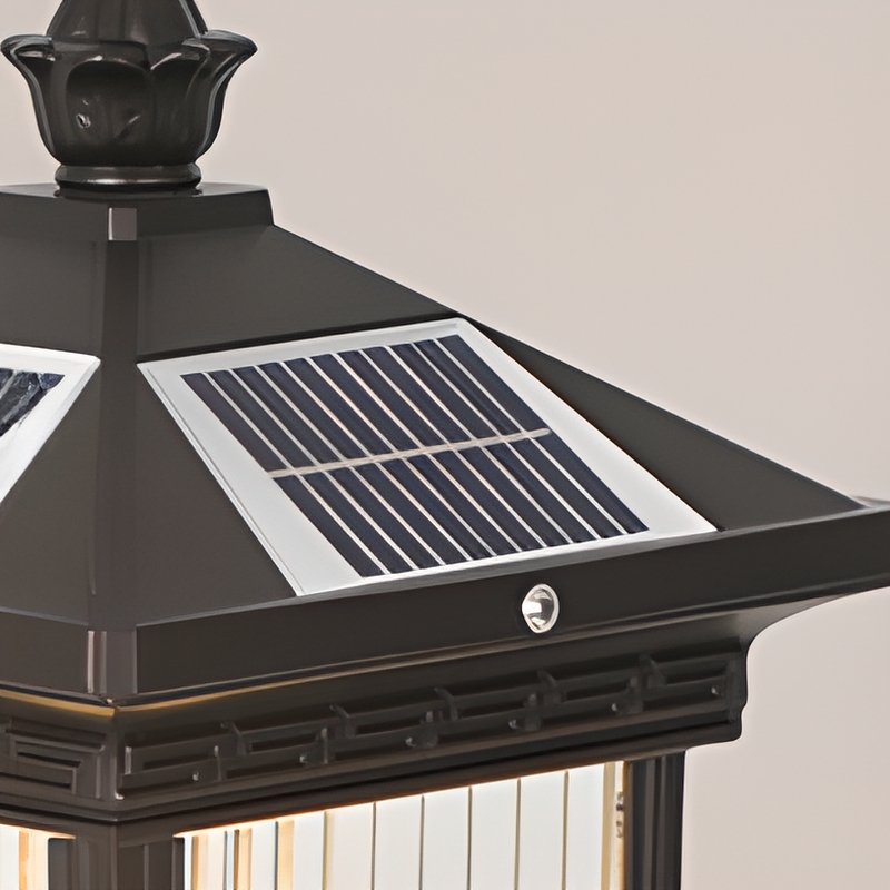 Ray Vintage Classic Lantern Solar Outdoor Light-Neutral Decor