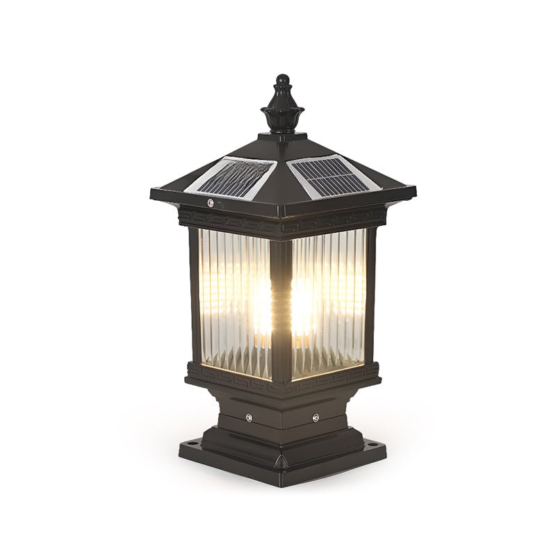 Ray Vintage Classic Lantern Solar Outdoor Light-Neutral Decor