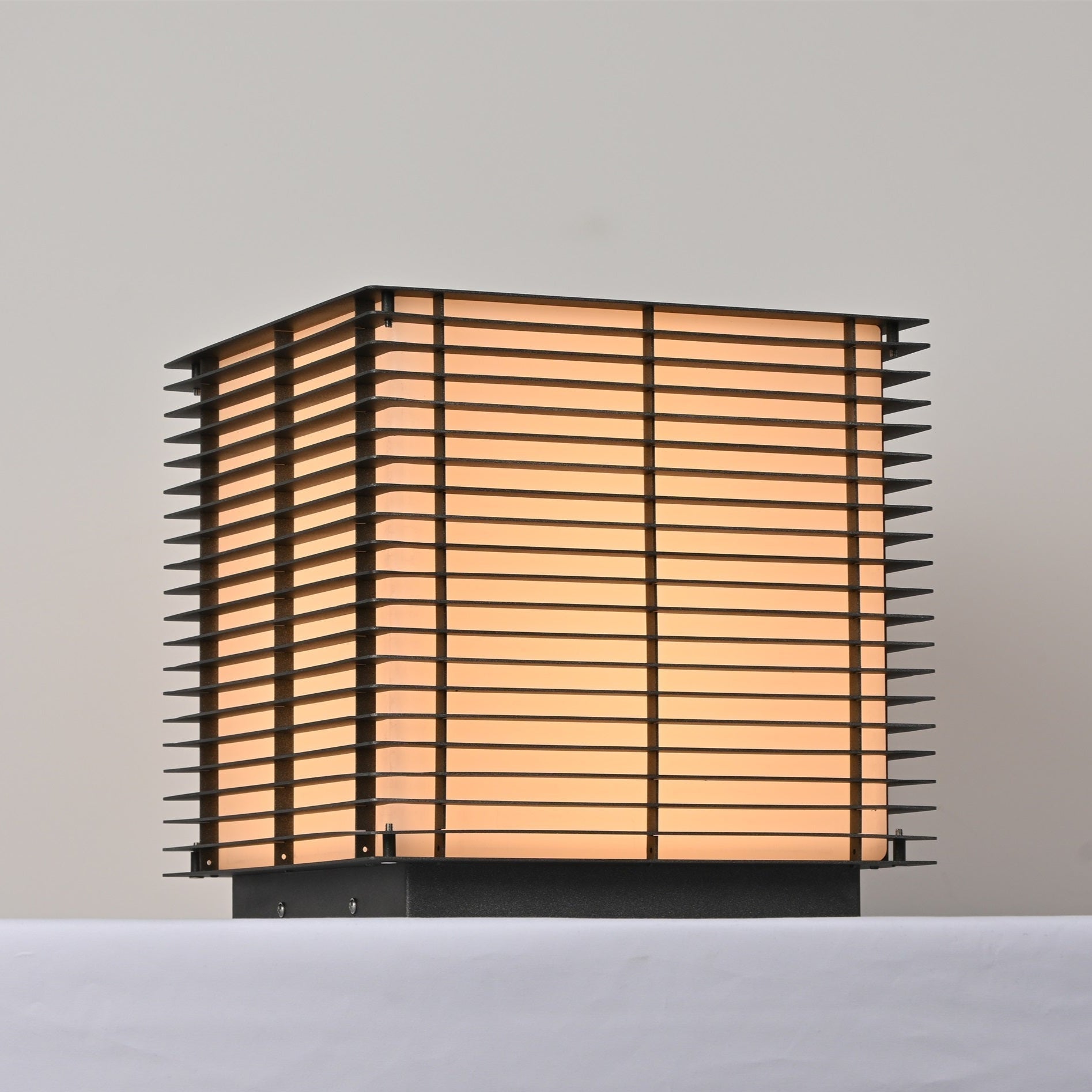 Cubra Grid Post Outdoor Light-Neutral Decor