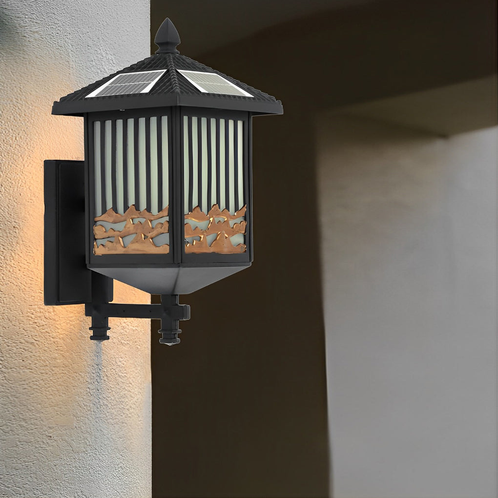 Larna Retro LED Modern Outdoor Wall Sconce