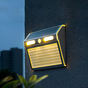Edelin Rectangular LED Motion Sensor Steel Outdoor Wall Lamp
