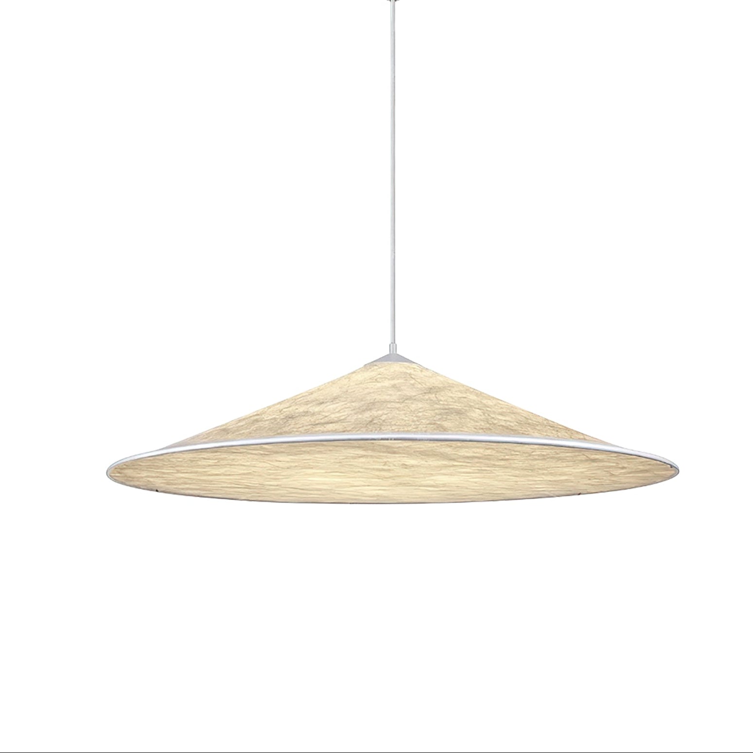 Solara Disc Paper Pendant Lamp-Neutral Decor