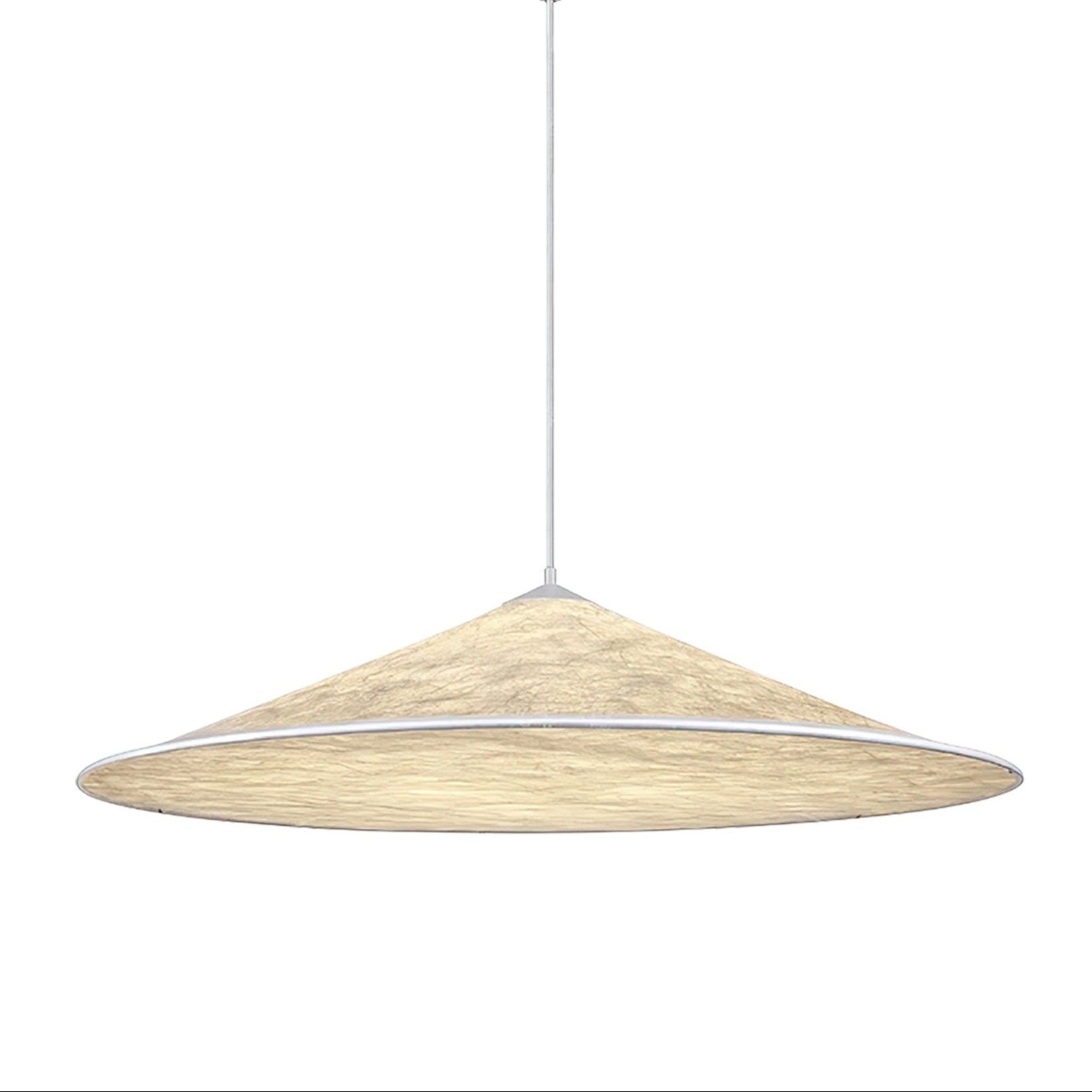 Solara Disc Paper Pendant Lamp-Neutral Decor