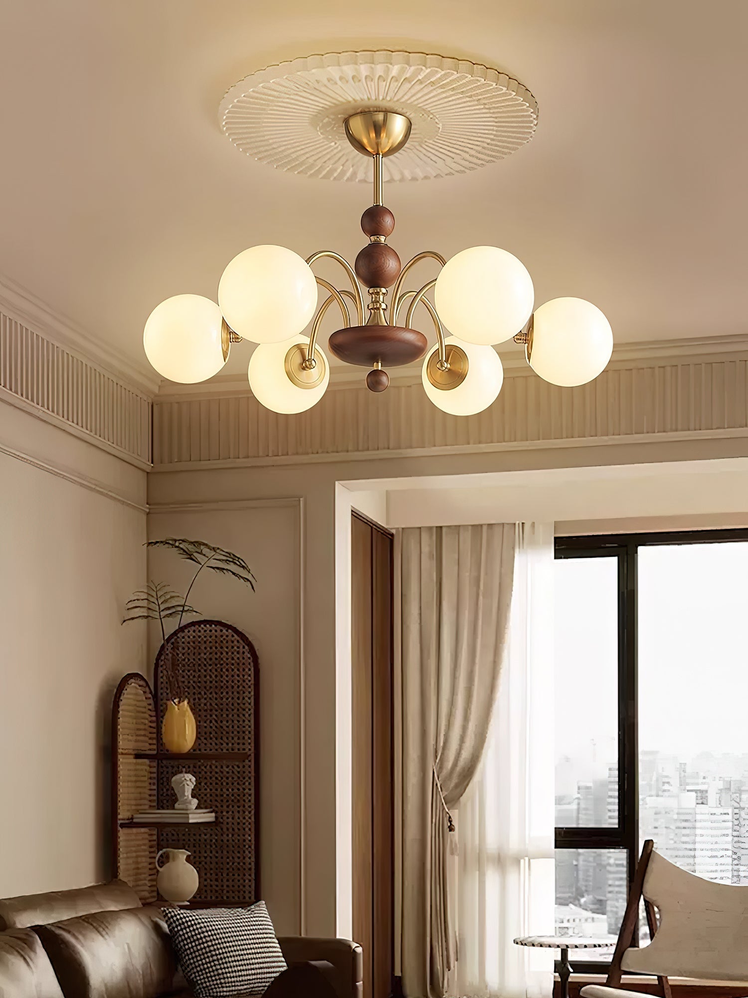 Naomi Luxury Chandelier-Neutral Decor