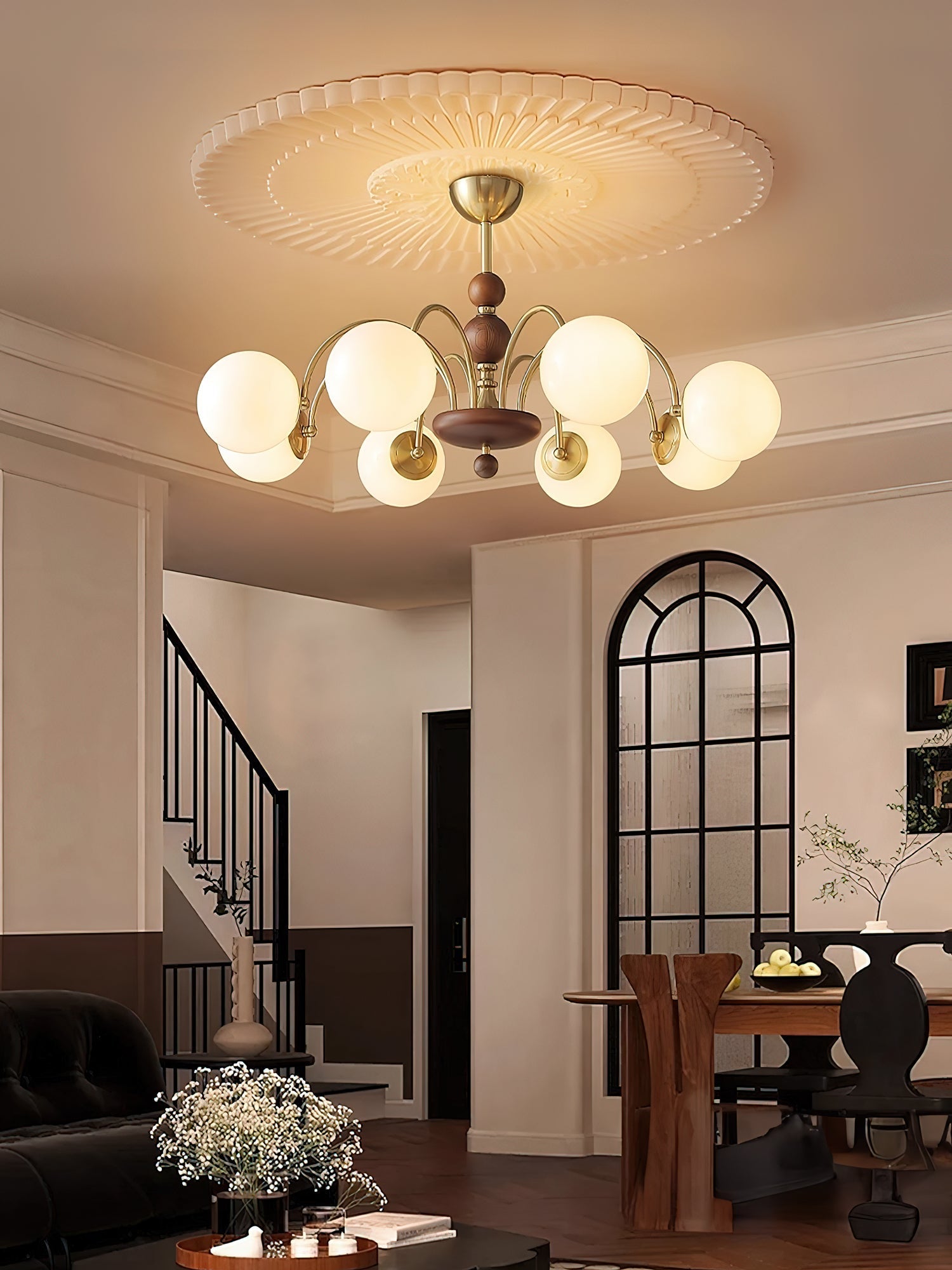 Naomi Luxury Chandelier-Neutral Decor