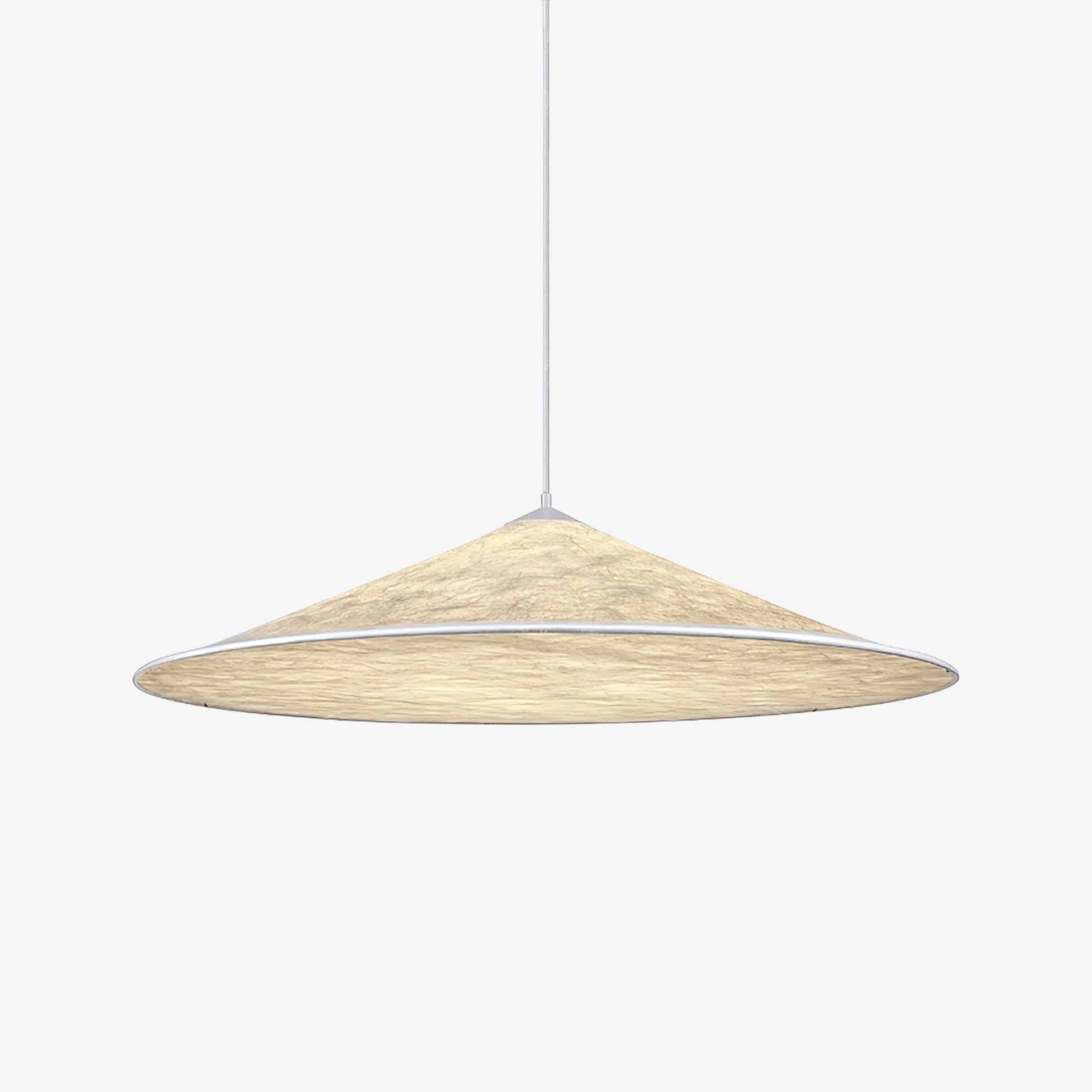 Solara Disc Paper Pendant Lamp-Neutral Decor
