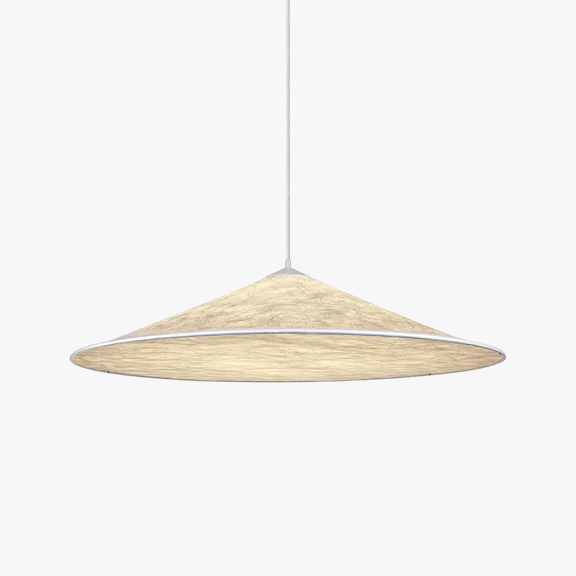 Solara Disc Paper Pendant Lamp-Neutral Decor