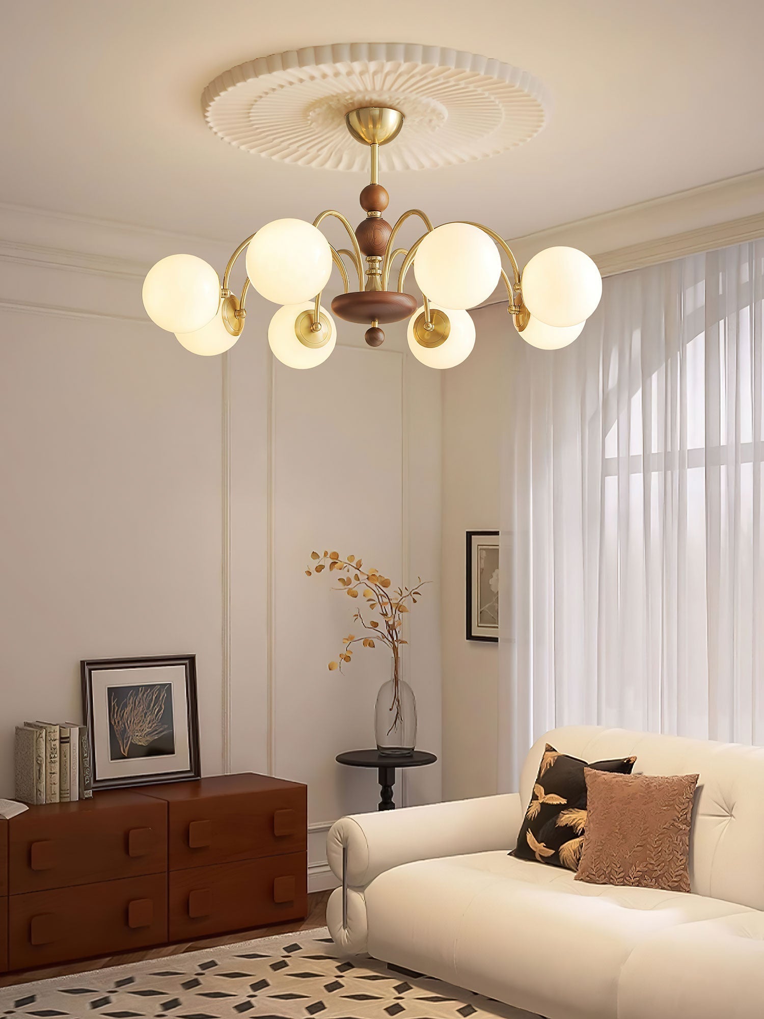 Naomi Luxury Chandelier-Neutral Decor