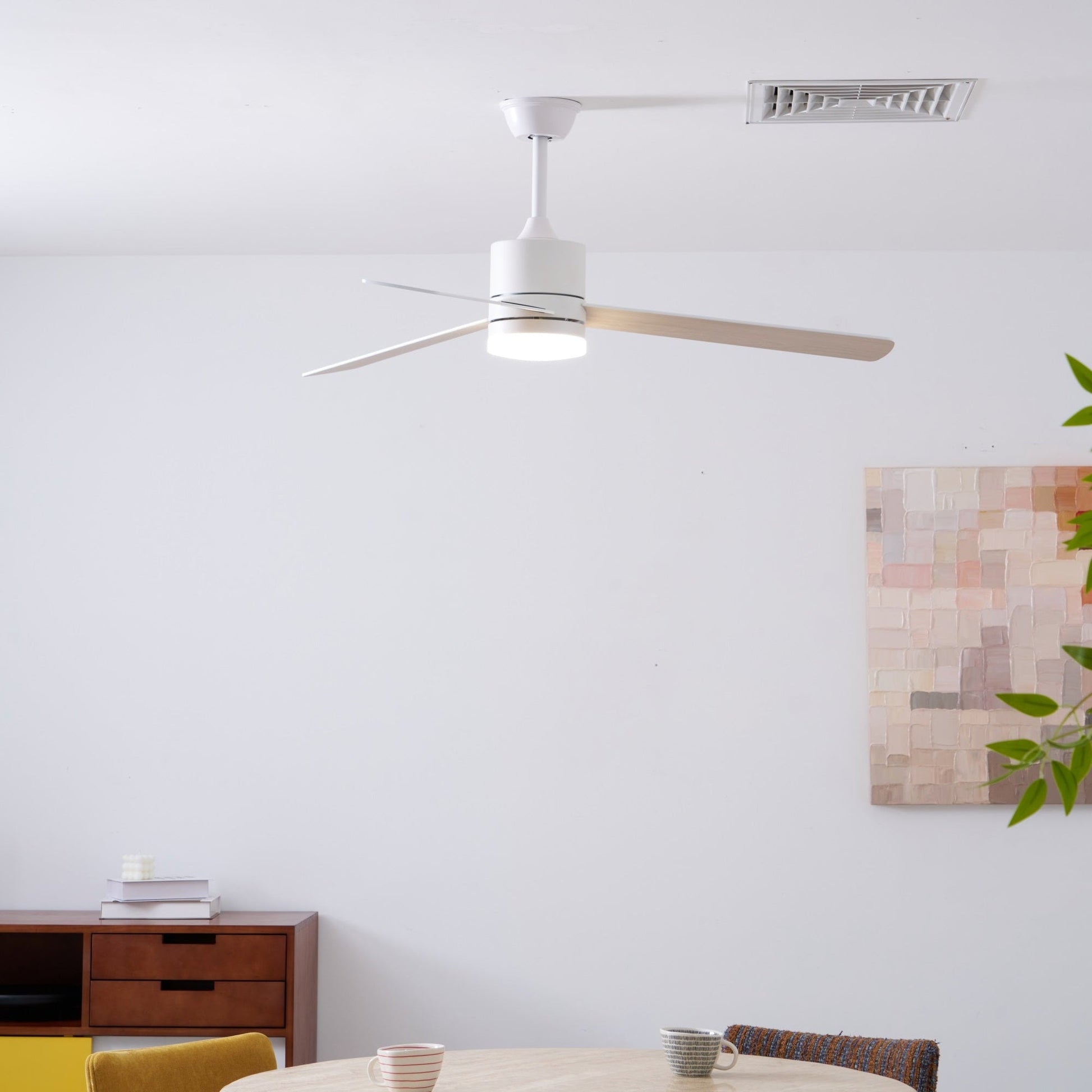 Solara Drift Ceiling Fan Lamp-Neutral Decor