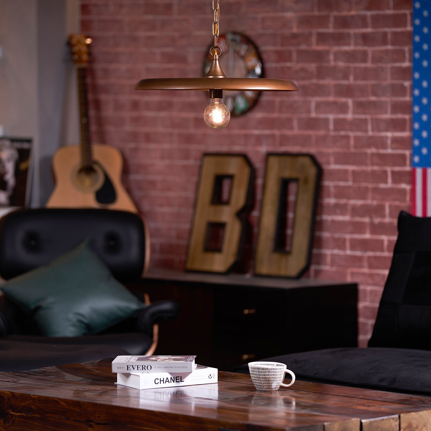 Tiva Vintage Pendant Light-Neutral Decor