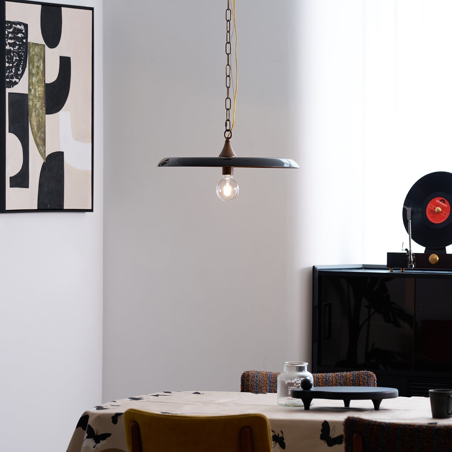 Tiva Vintage Pendant Light-Neutral Decor
