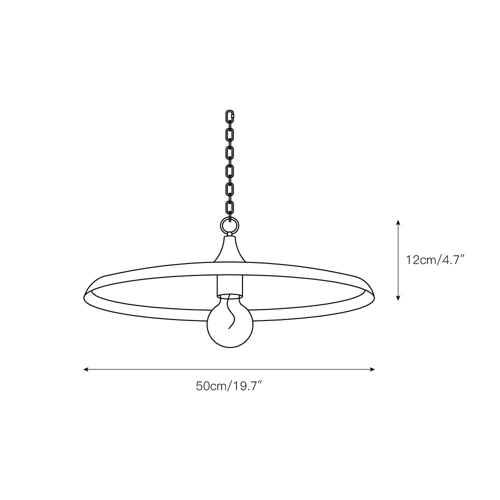 Tiva Vintage Pendant Light-Neutral Decor