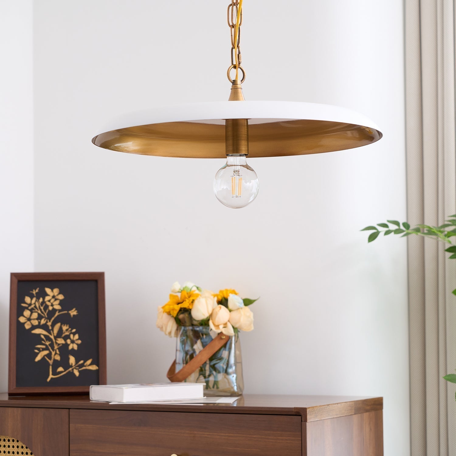 Tiva Vintage Pendant Light-Neutral Decor