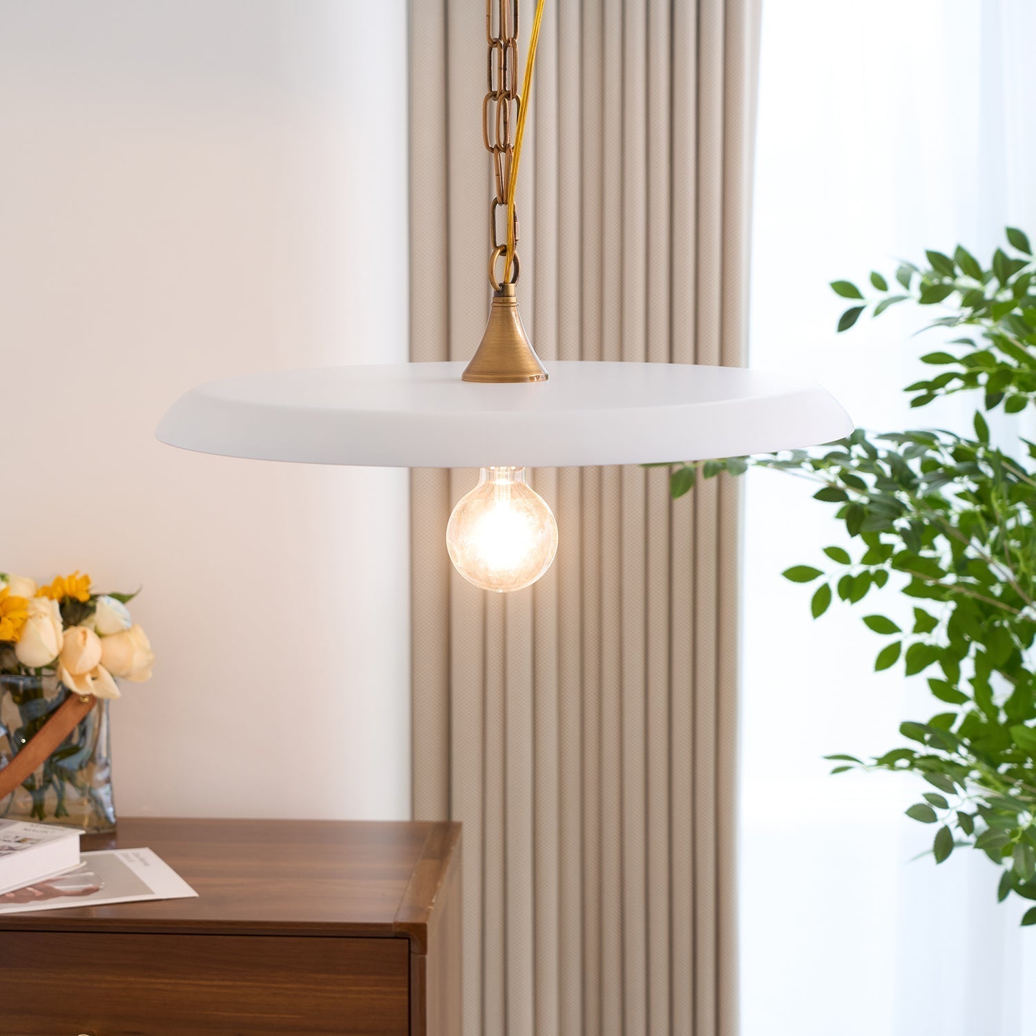 Tiva Vintage Pendant Light-Neutral Decor