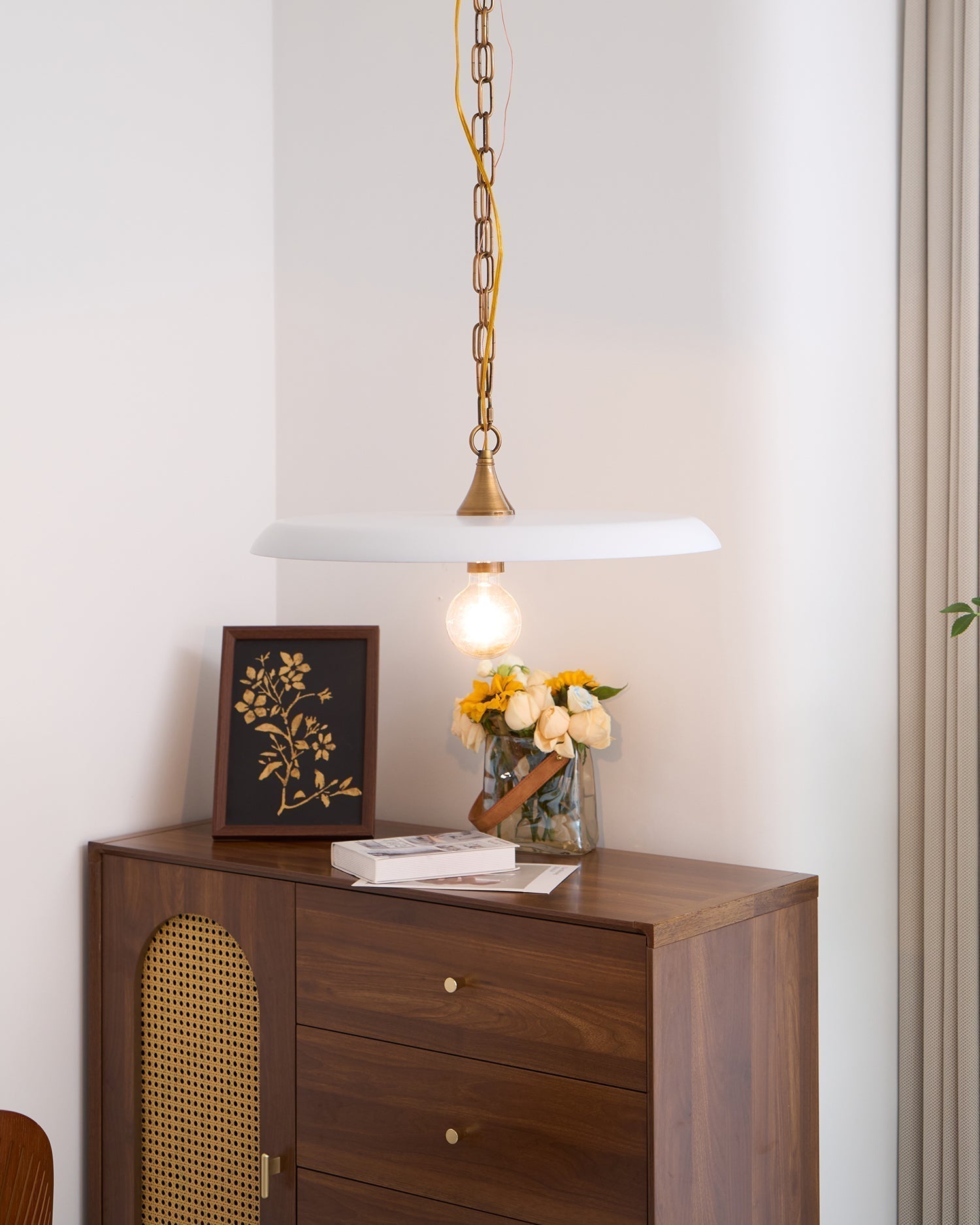 Tiva Vintage Pendant Light-Neutral Decor