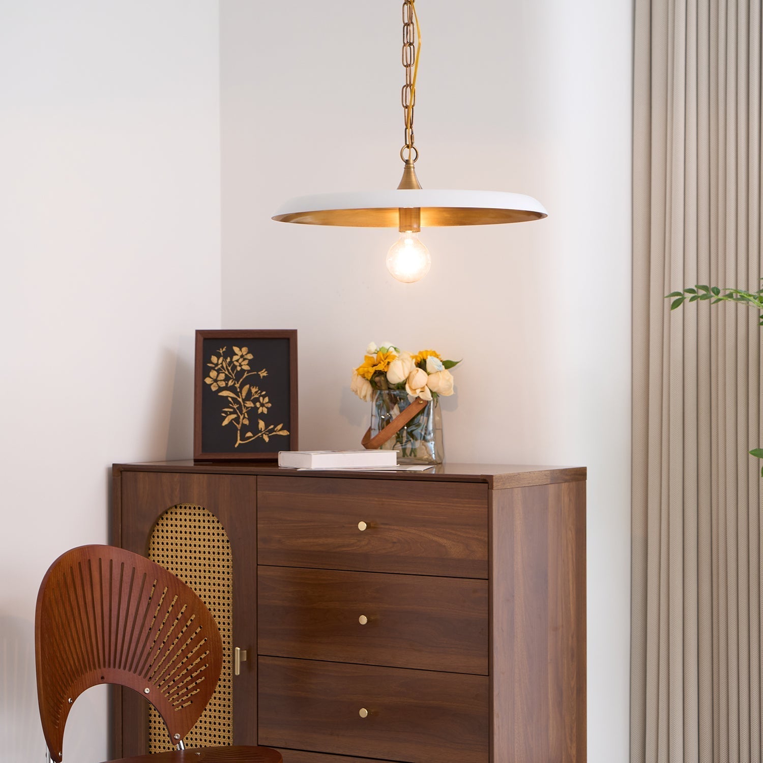 Tiva Vintage Pendant Light-Neutral Decor