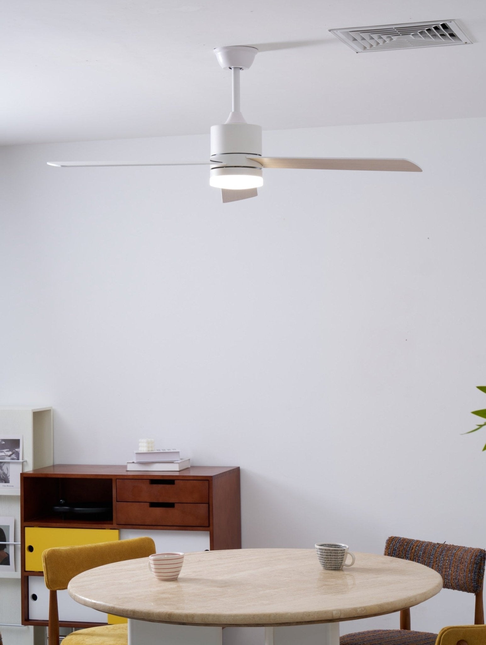 Solara Drift Ceiling Fan Lamp-Neutral Decor
