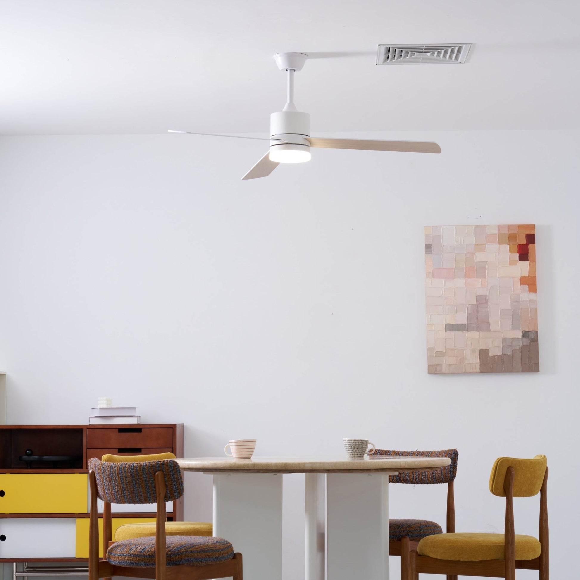 Solara Drift Ceiling Fan Lamp-Neutral Decor