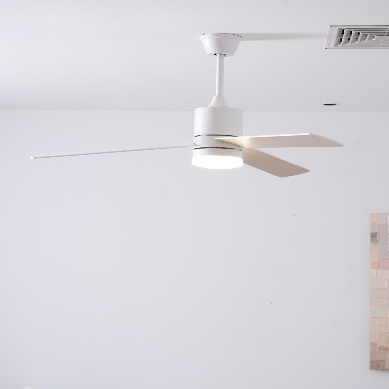 Solara Drift Ceiling Fan Lamp-Neutral Decor