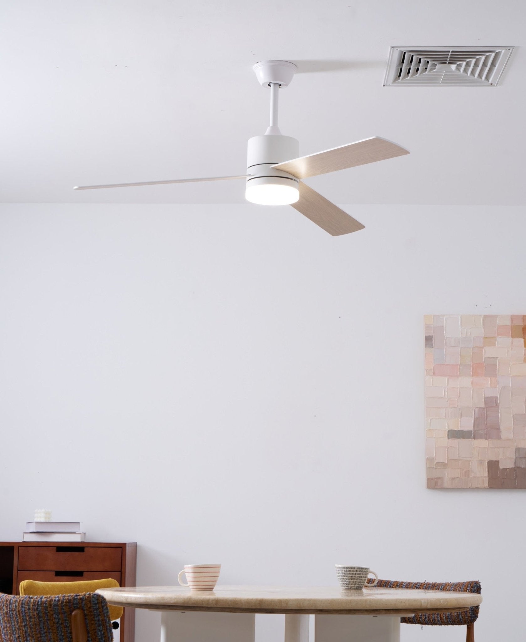 Solara Drift Ceiling Fan Lamp-Neutral Decor