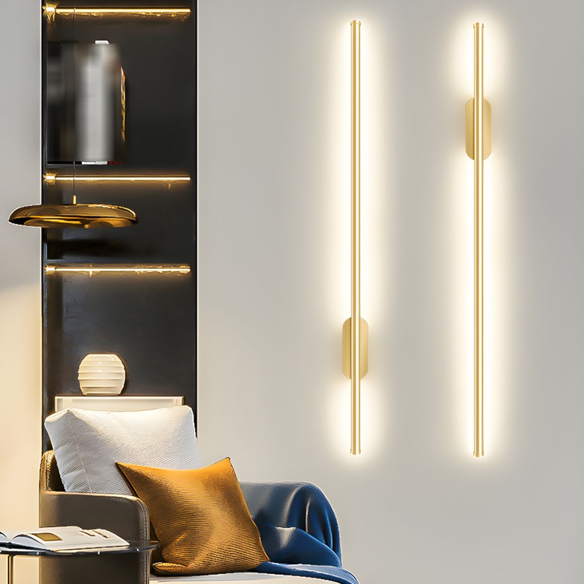 Ria Acrylic Minimalist Wall Lamp-Neutral Decor