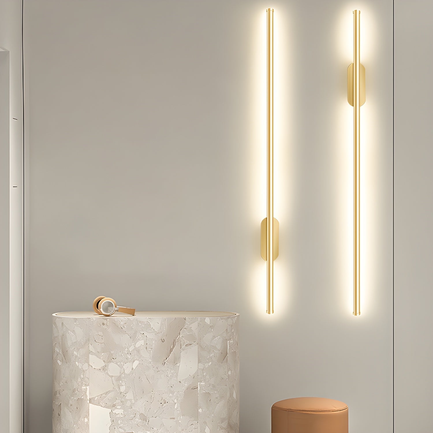 Ria Acrylic Minimalist Wall Lamp-Neutral Decor