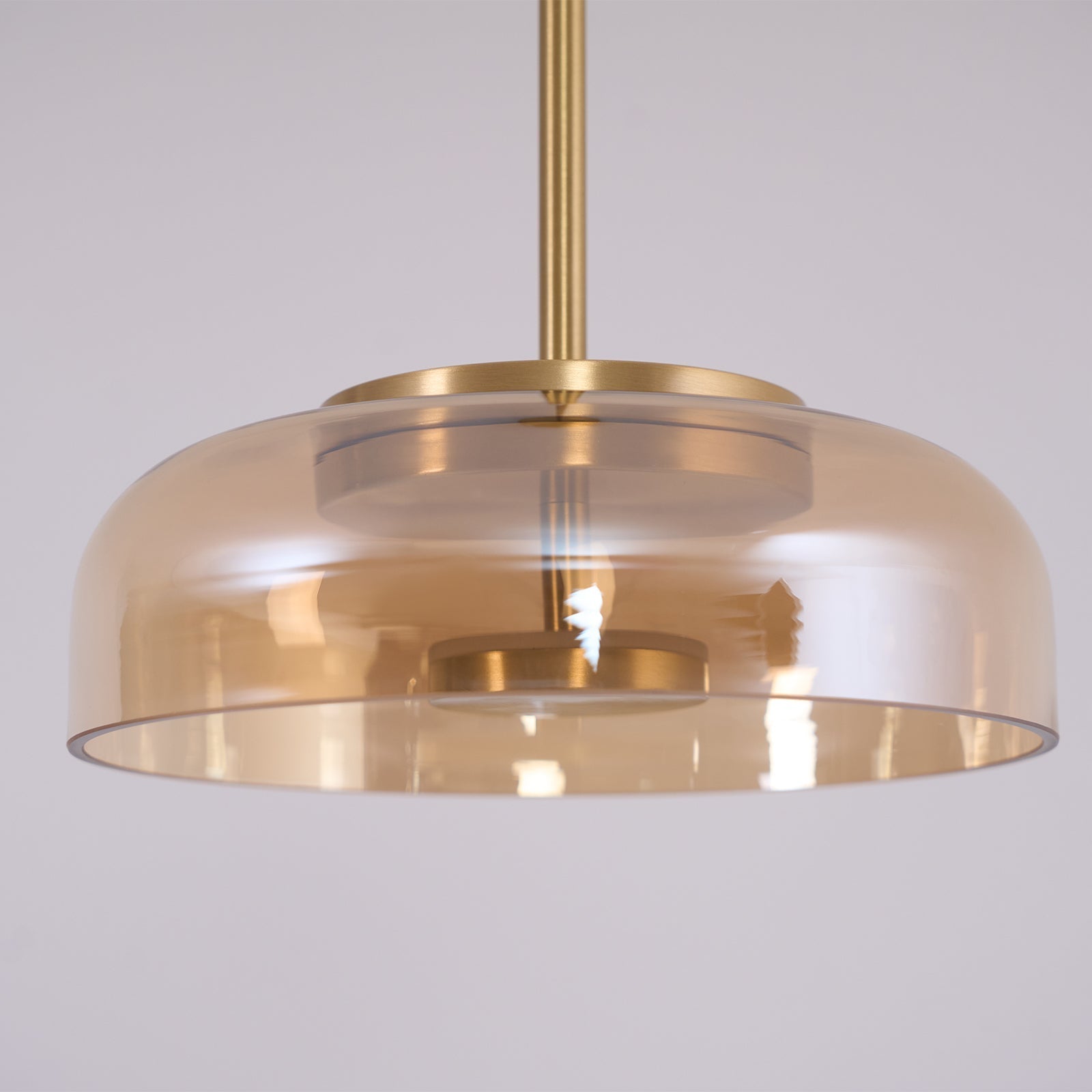 Lustra Pendant Lamp Transparent Glass Sleek-Neutral Decor