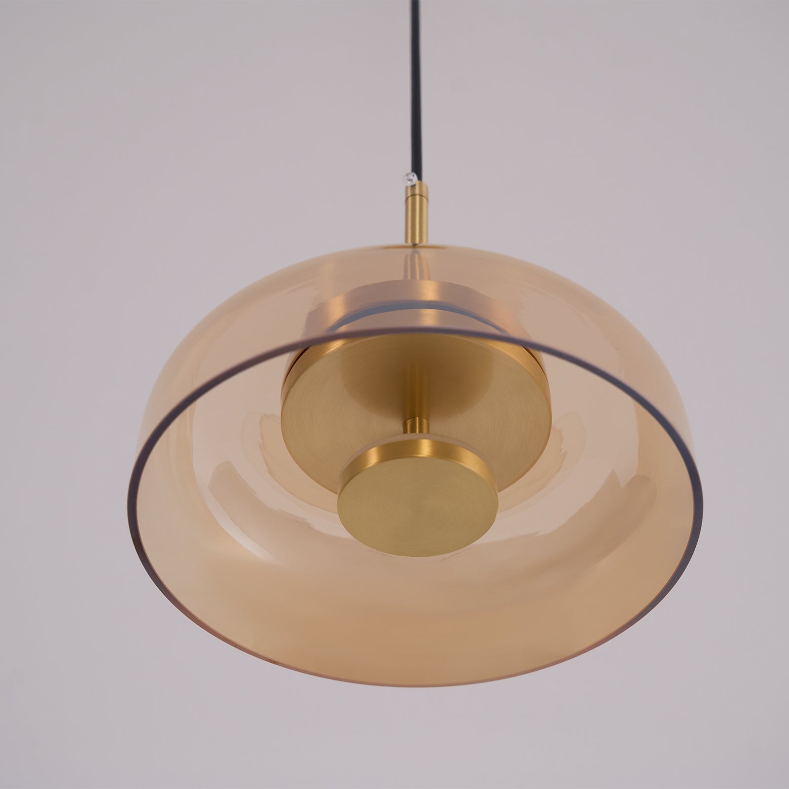 Lustra Pendant Lamp Transparent Glass Sleek-Neutral Decor