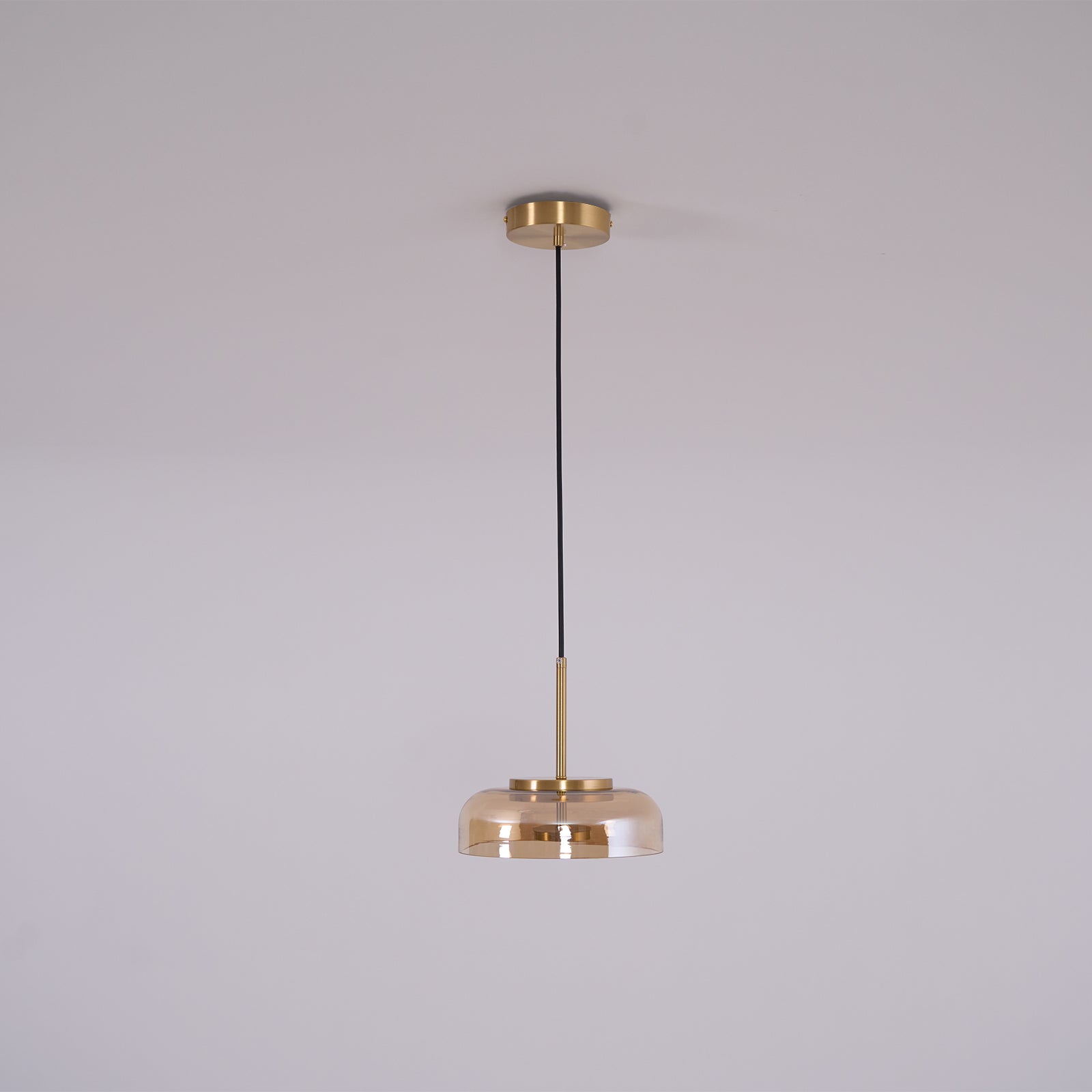 Lustra Pendant Lamp Transparent Glass Sleek-Neutral Decor