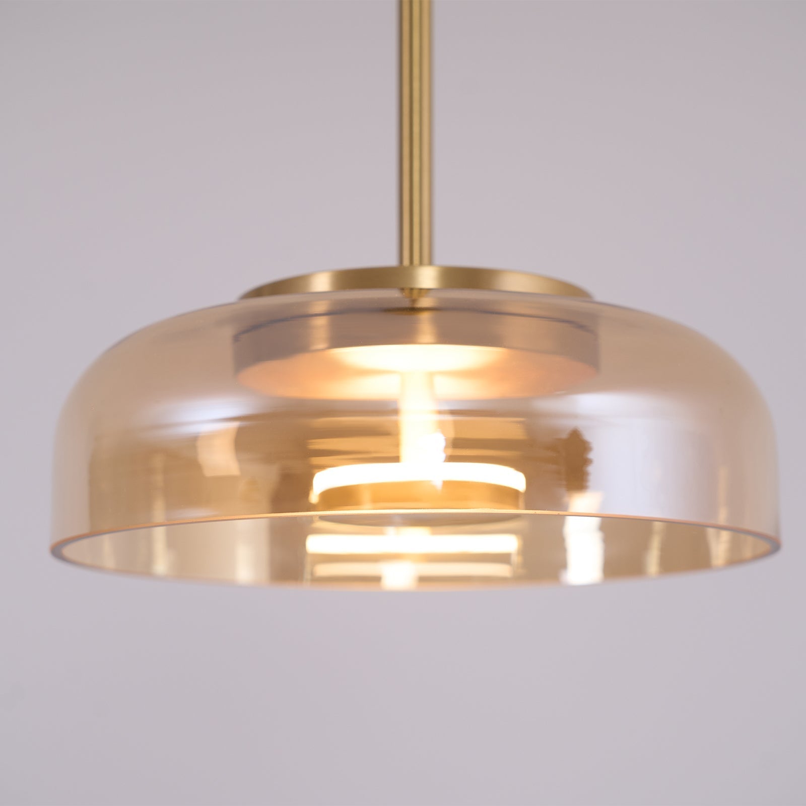 Lustra Pendant Lamp Transparent Glass Sleek-Neutral Decor