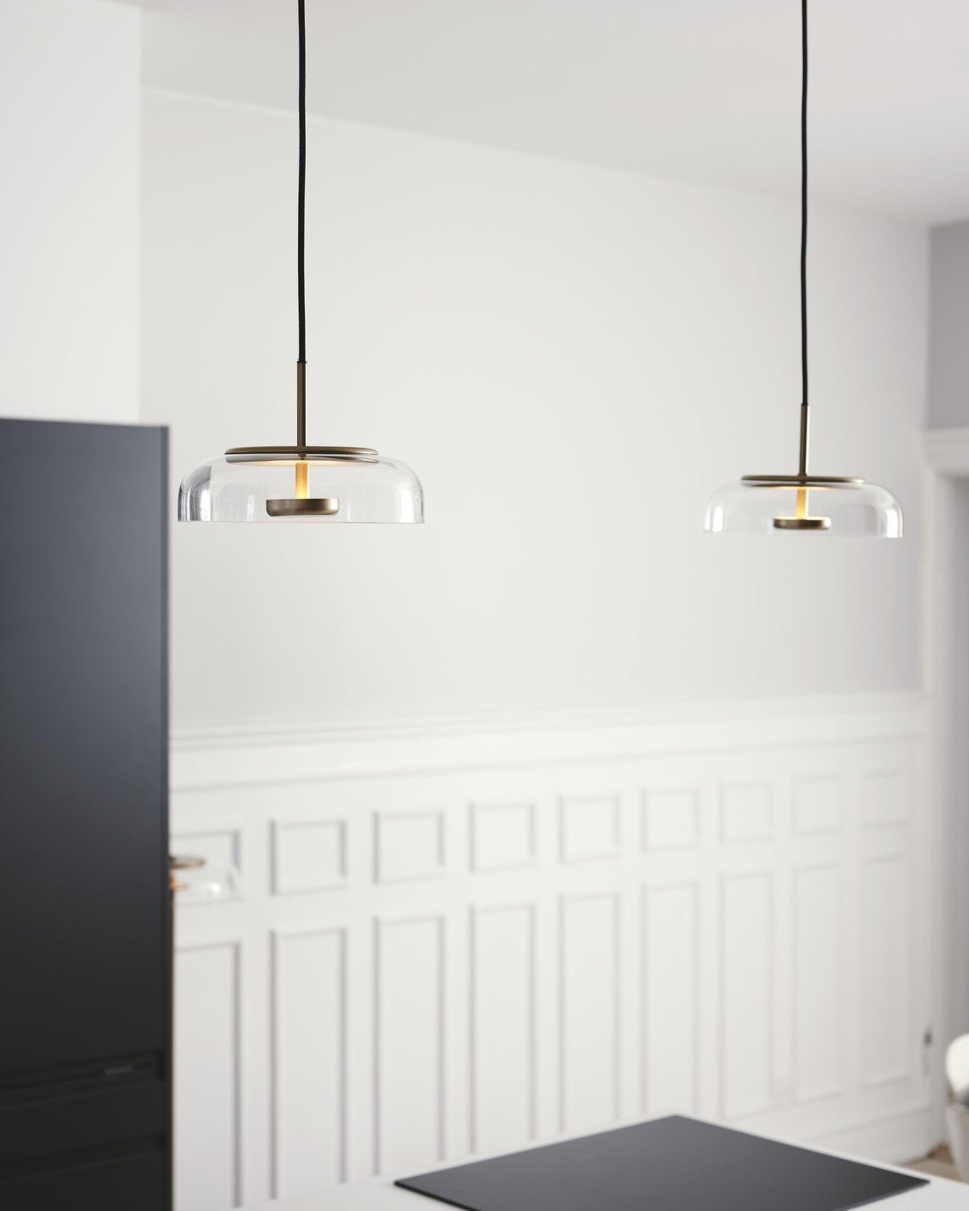 Lustra Pendant Lamp Transparent Glass Sleek-Neutral Decor