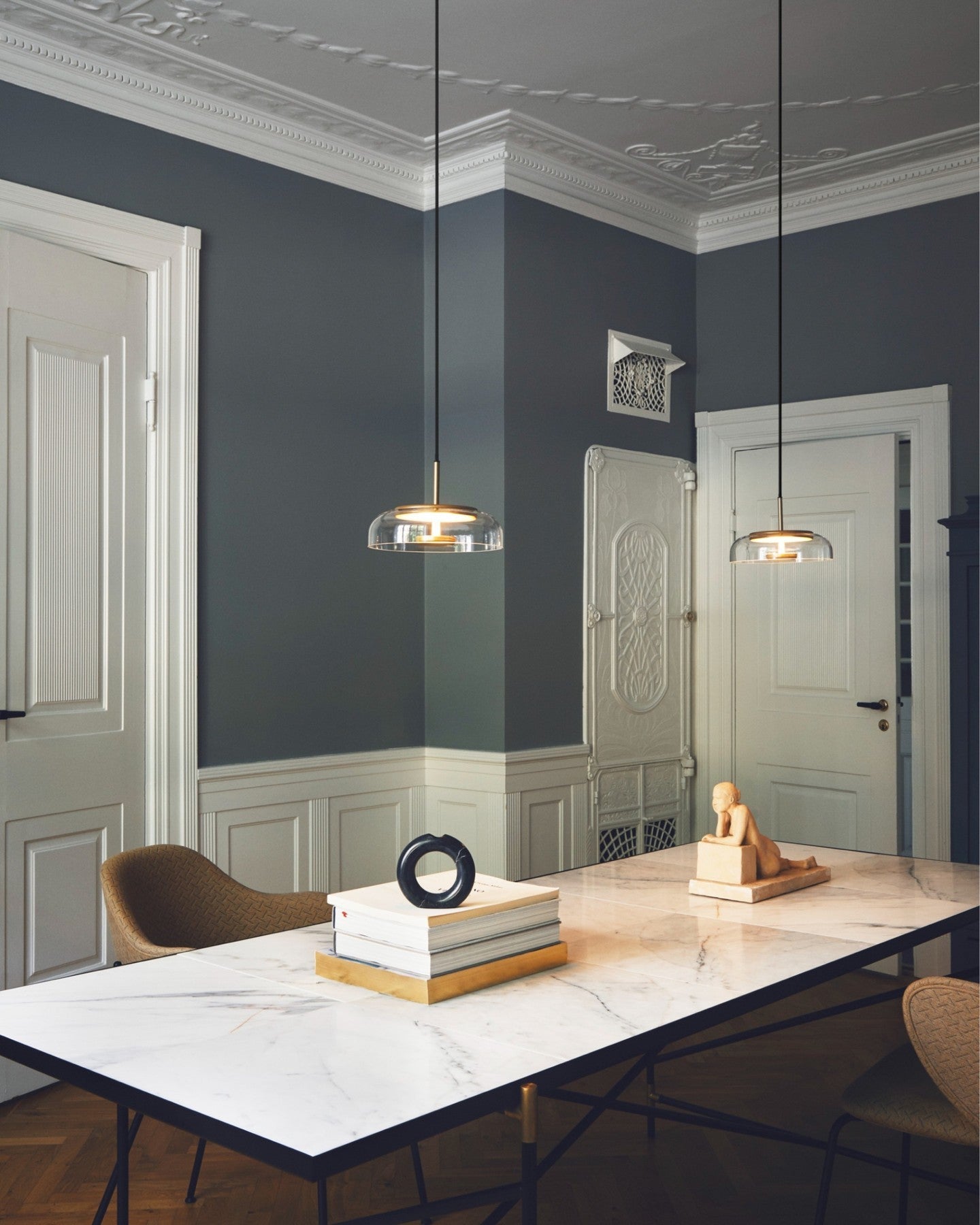 Lustra Pendant Lamp Transparent Glass Sleek-Neutral Decor