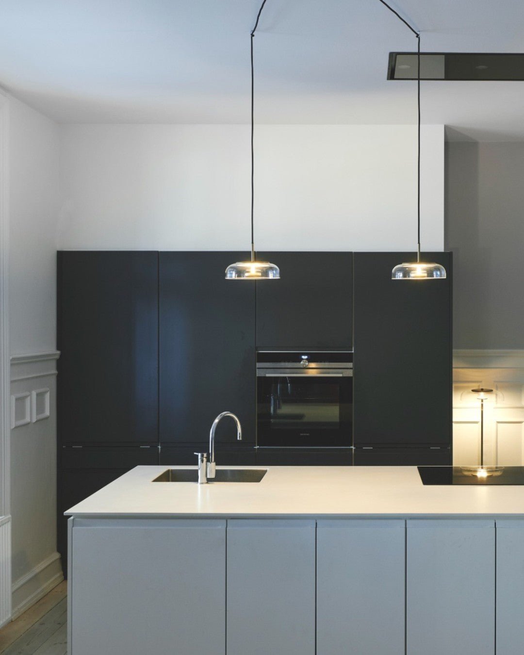 Lustra Pendant Lamp Transparent Glass Sleek-Neutral Decor