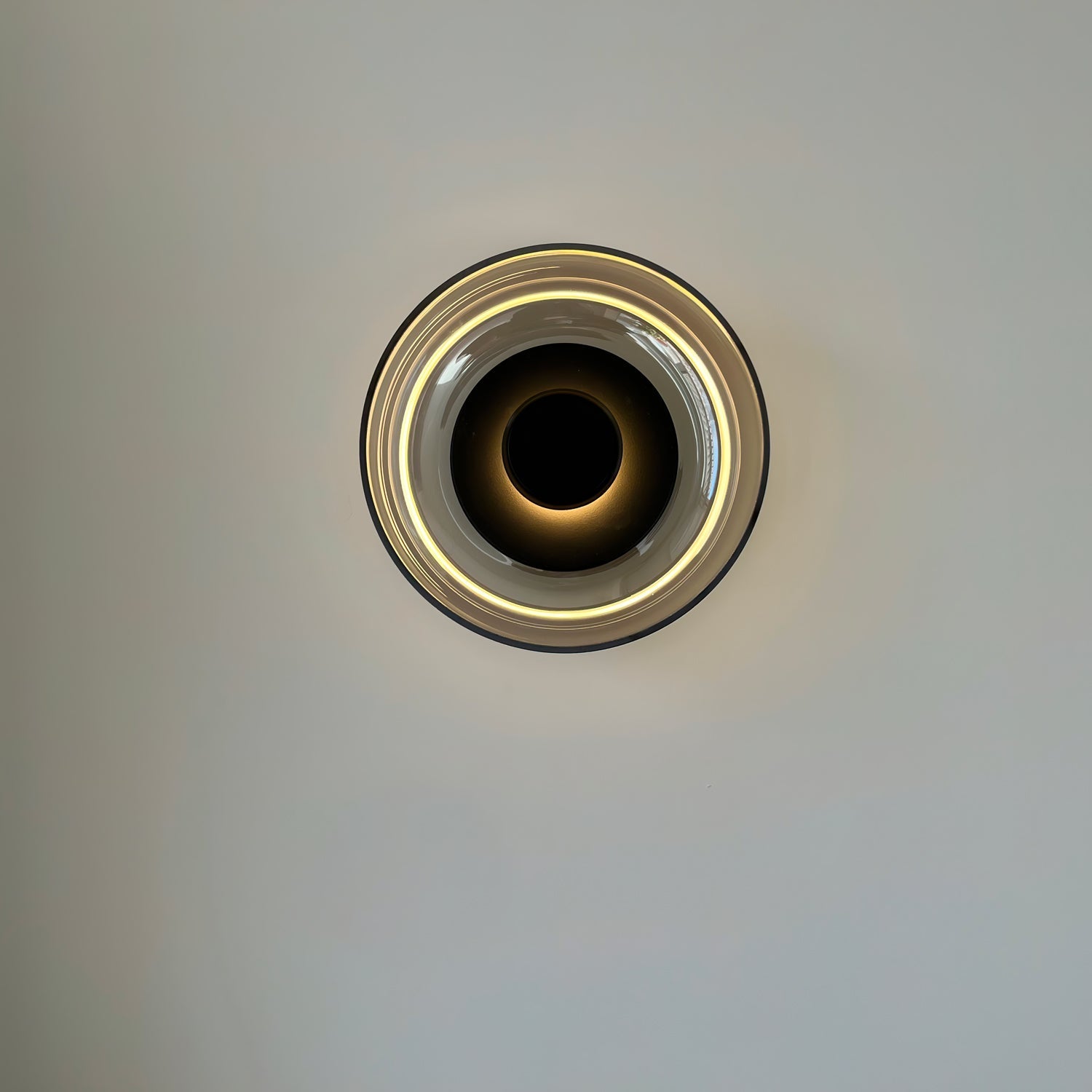 Aether Brass Glass Wall Light-Neutral Decor