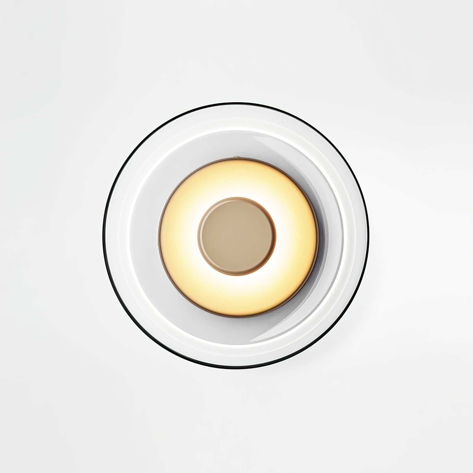 Aether Brass Glass Wall Light-Neutral Decor