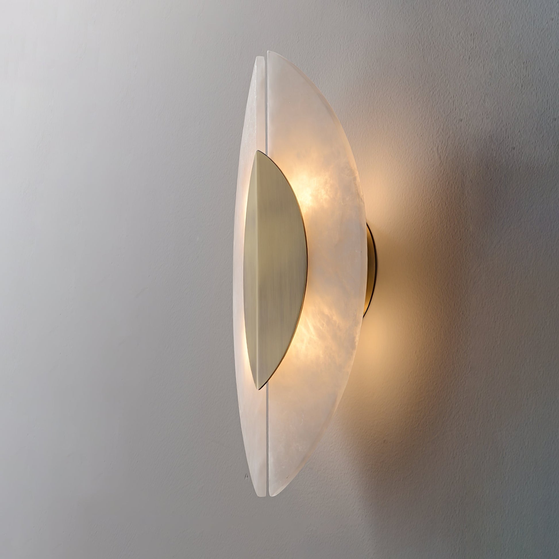 Orla Alabaster Wall Light-Neutral Decor