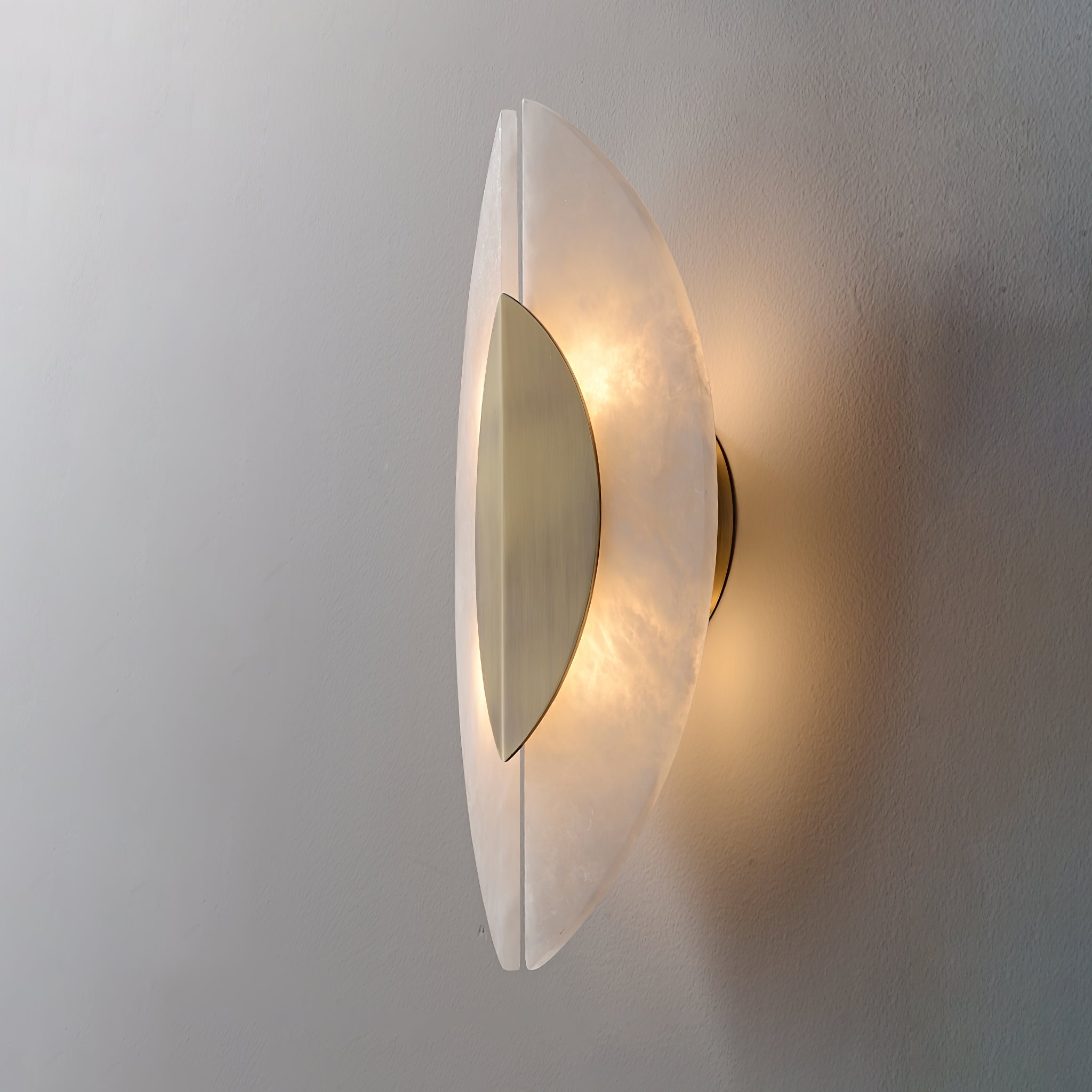 Orla Alabaster Wall Light-Neutral Decor