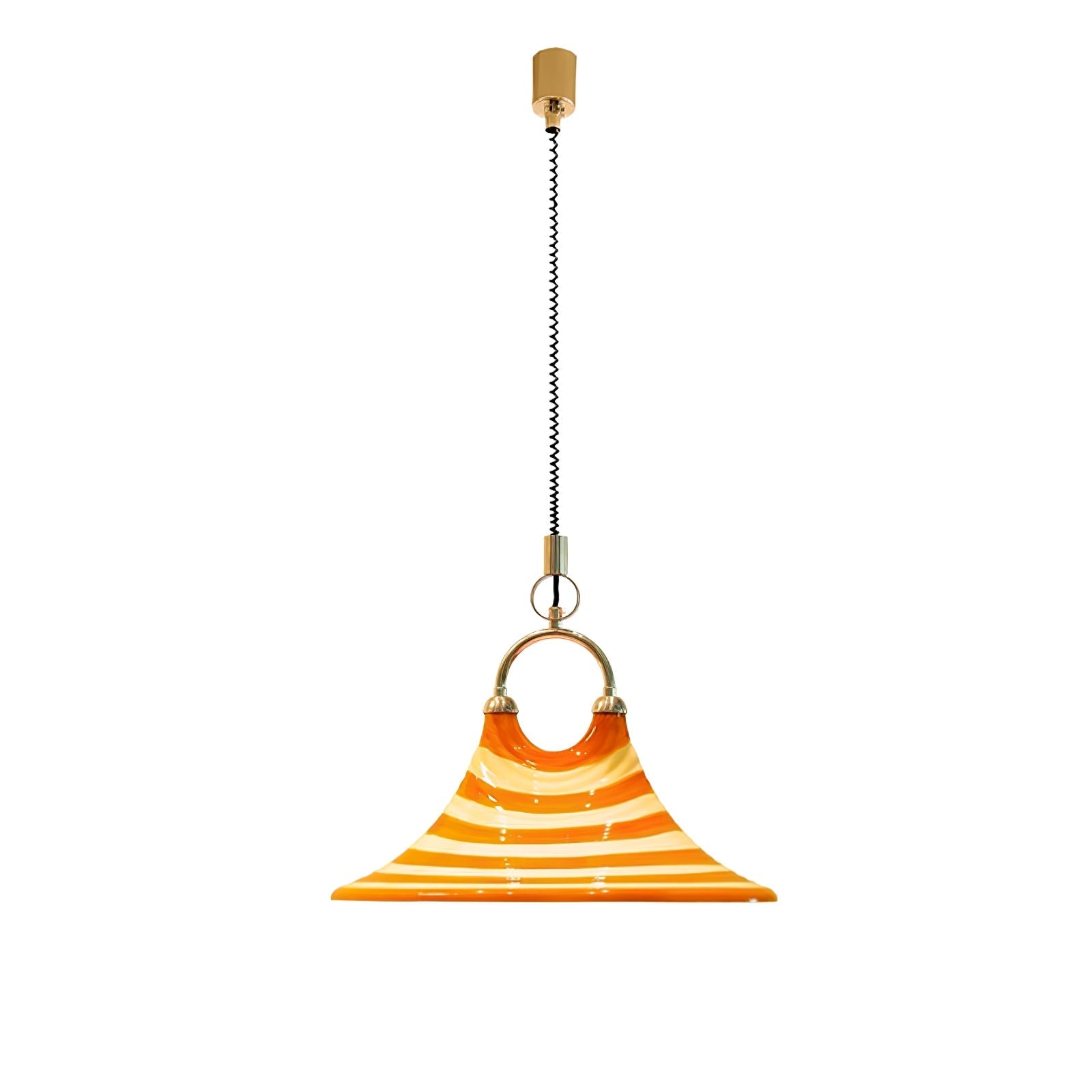 Aurmiros Modern Minimalist Swirl Glass Pendant Light-Neutral Decor