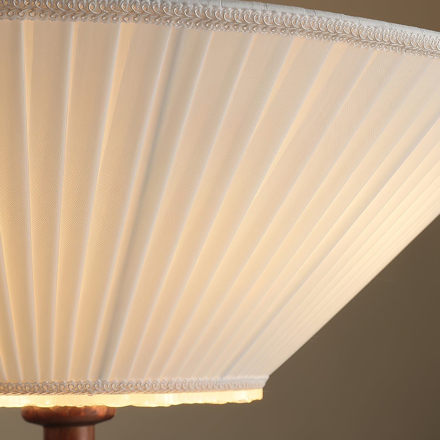 Maltik Pleated Pendant Light-Neutral Decor