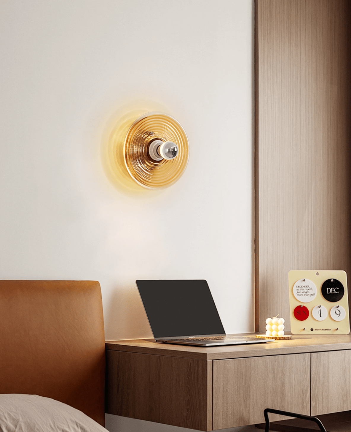 Foslyn Nodo Wall Lamp-Neutral Decor