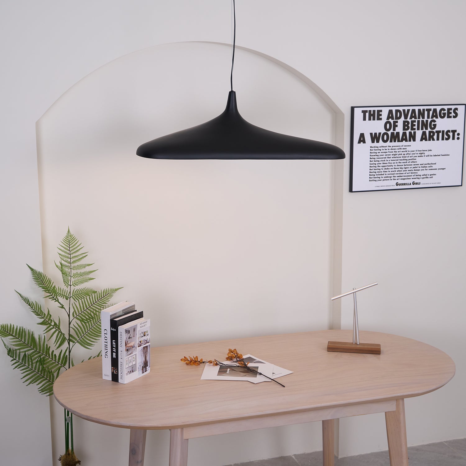 Soleil Noir Pendant Lamp-Neutral Decor