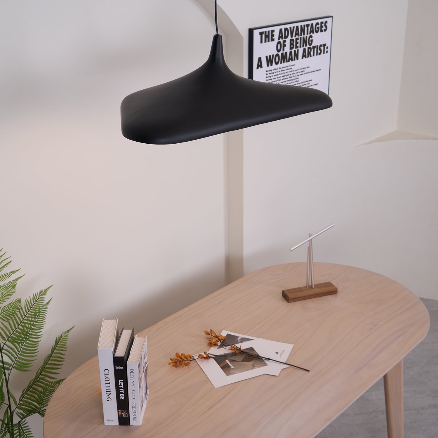 Soleil Noir Pendant Lamp-Neutral Decor