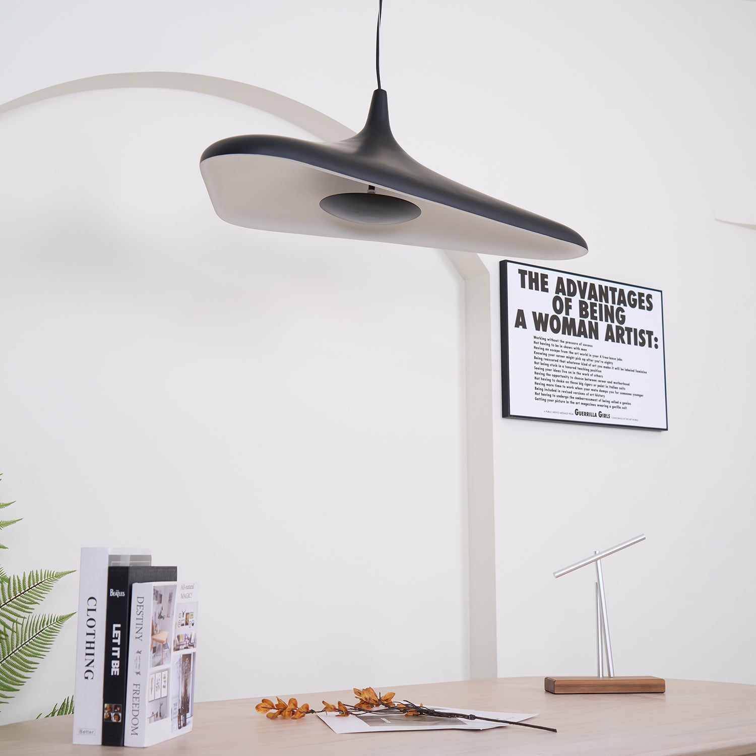 Soleil Noir Pendant Lamp-Neutral Decor