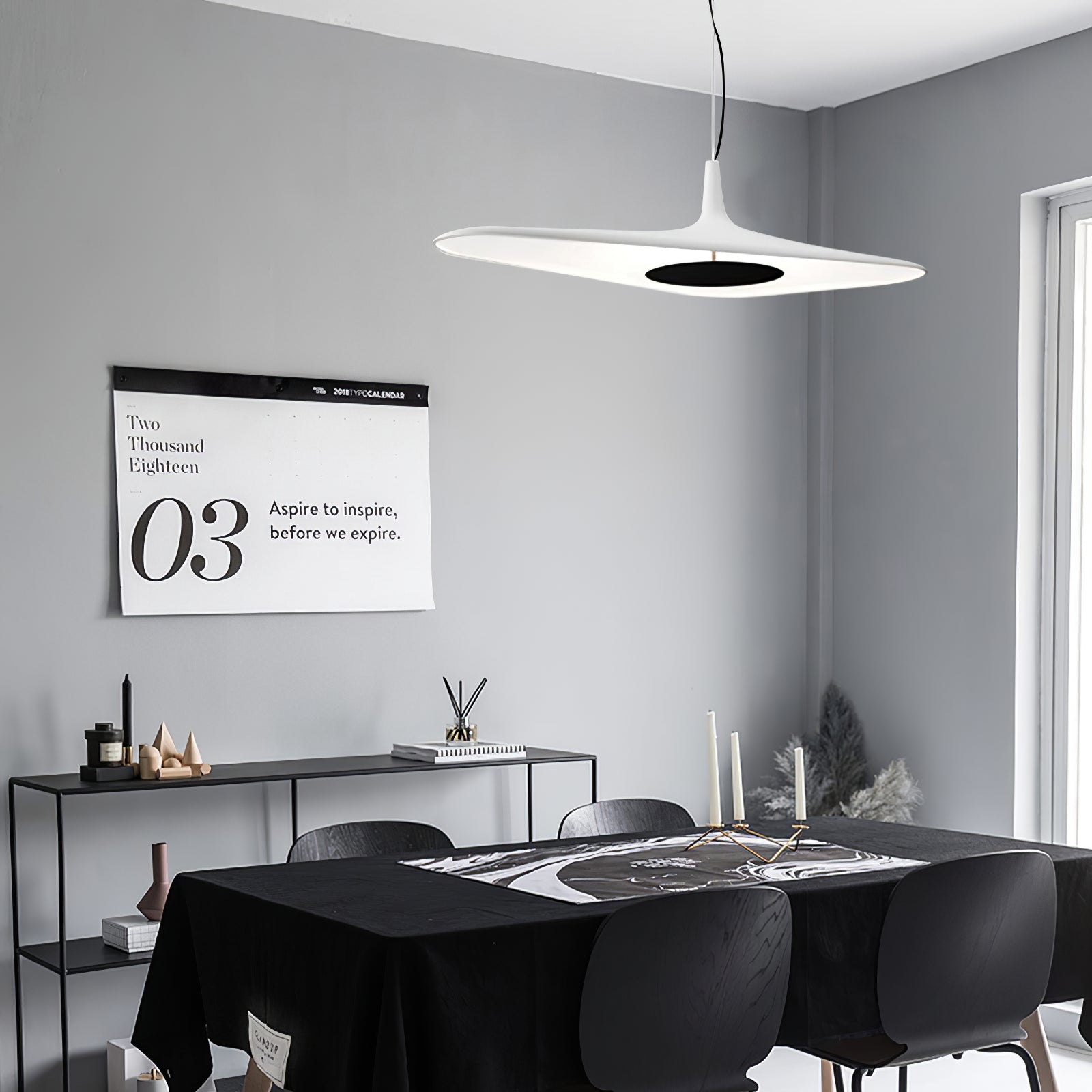 Soleil Noir Pendant Lamp-Neutral Decor