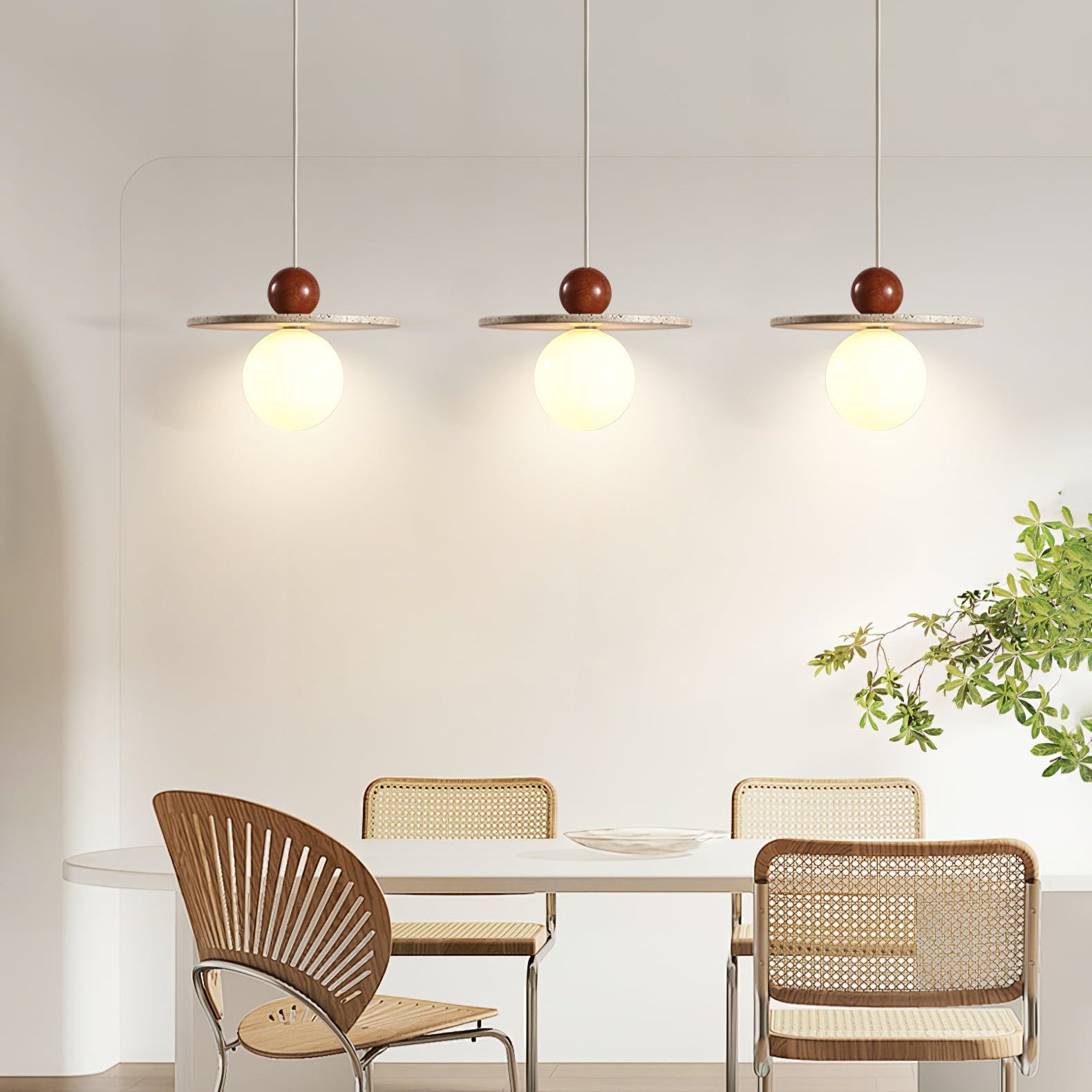 Vorelia Pendant Lamp-Neutral Decor