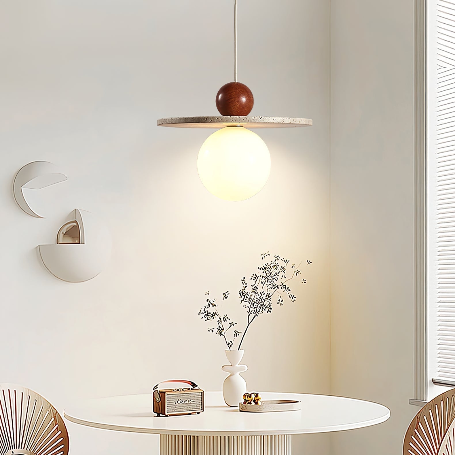 Vorelia Pendant Lamp-Neutral Decor