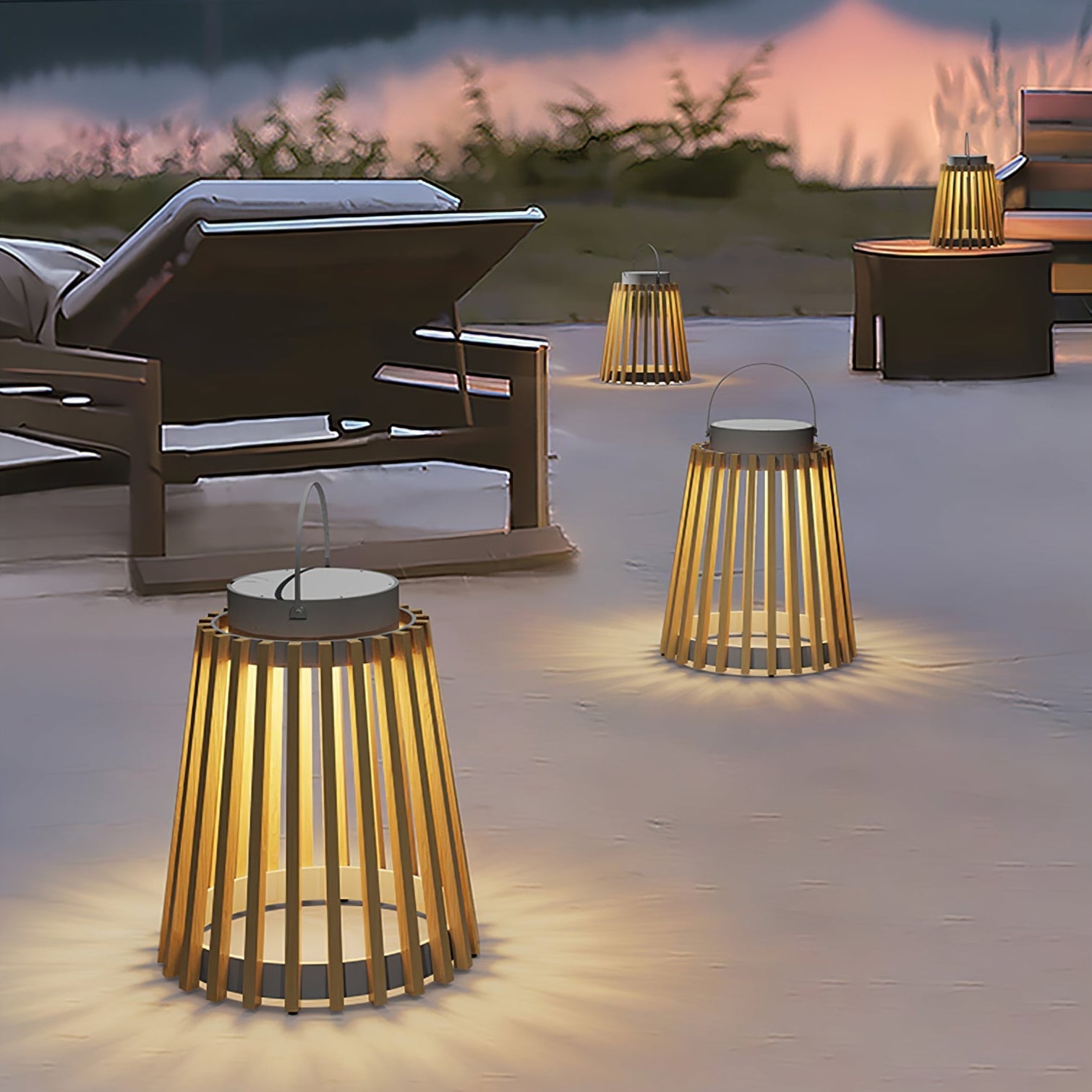 Hopt Solar Outdoor Lantern Lamp-Neutral Decor