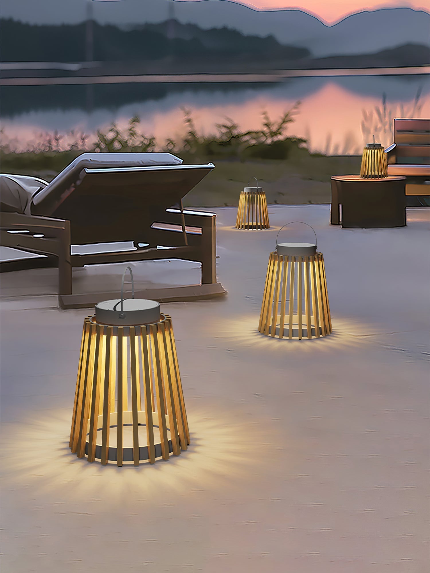 Hopt Solar Outdoor Lantern Lamp-Neutral Decor